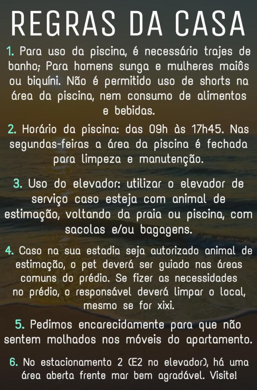 Apartamento Frente Ao Mar Com Varanda E Piscina Praia Grande  Luaran gambar