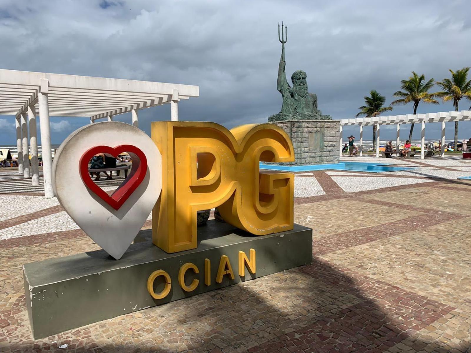 Apartamento Frente Ao Mar Com Varanda E Piscina Praia Grande  Luaran gambar