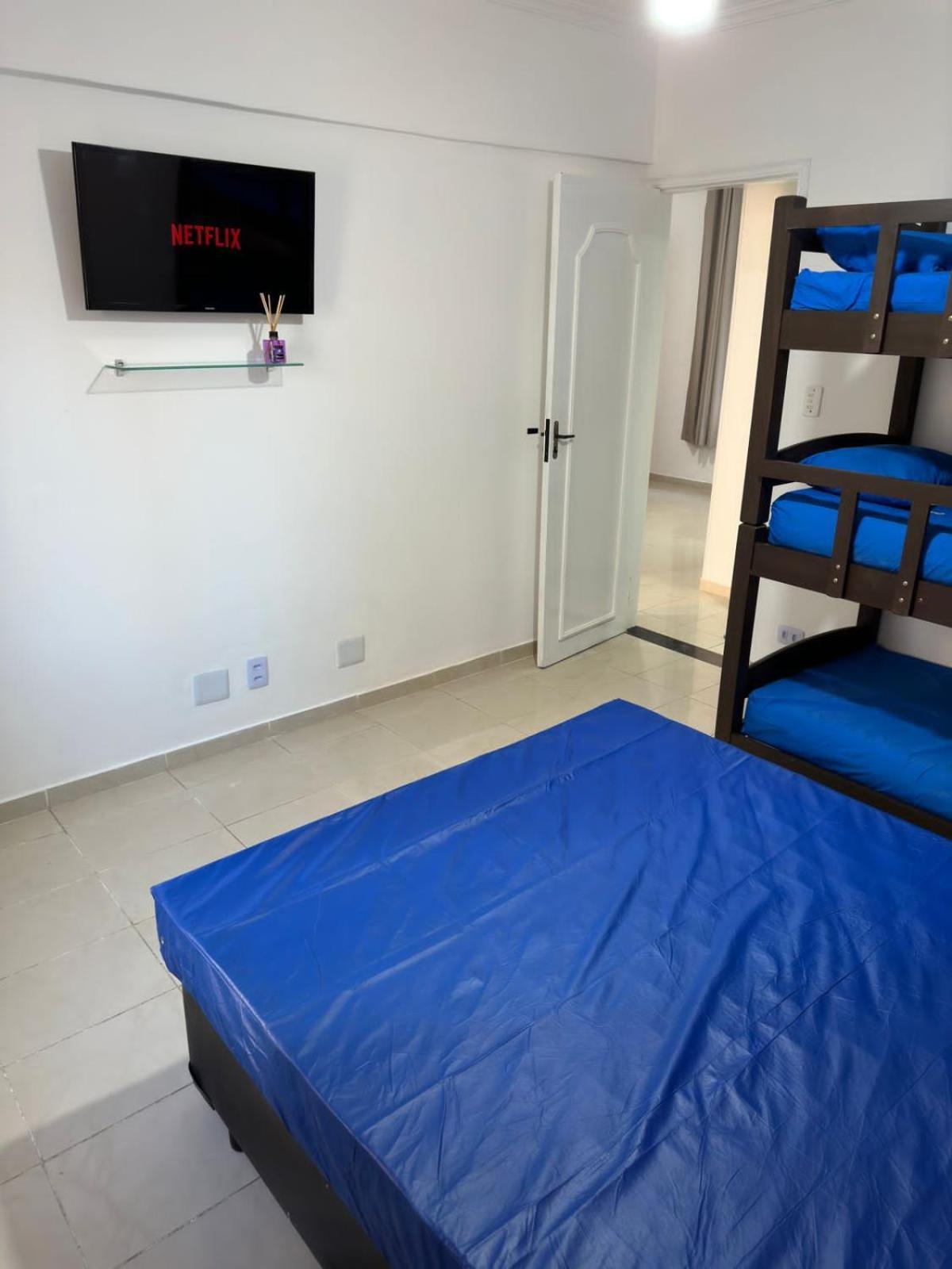 Apartamento Frente Ao Mar Com Varanda E Piscina Praia Grande  Luaran gambar