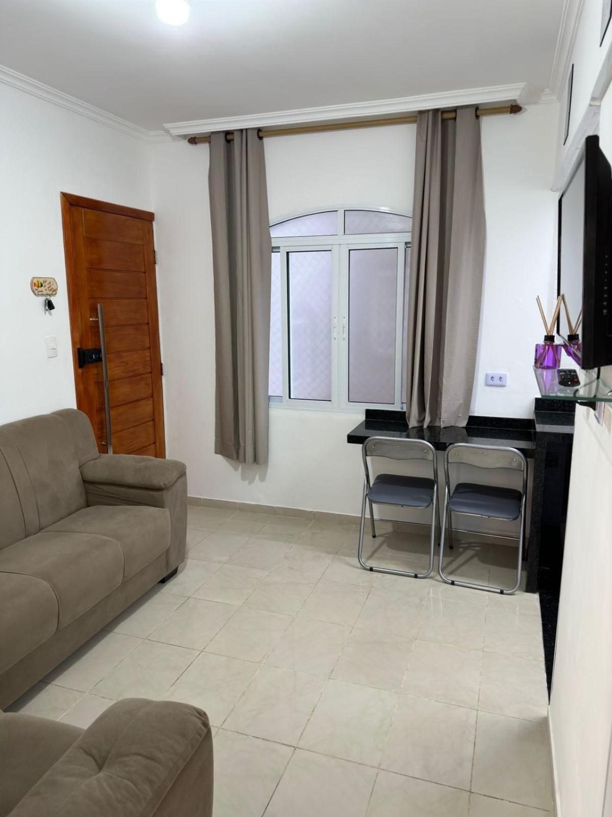 Apartamento Frente Ao Mar Com Varanda E Piscina Praia Grande  Luaran gambar
