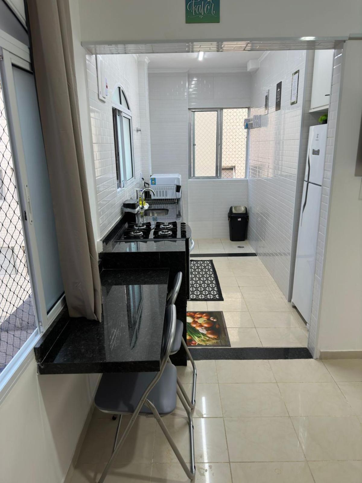 Apartamento Frente Ao Mar Com Varanda E Piscina Praia Grande  Luaran gambar